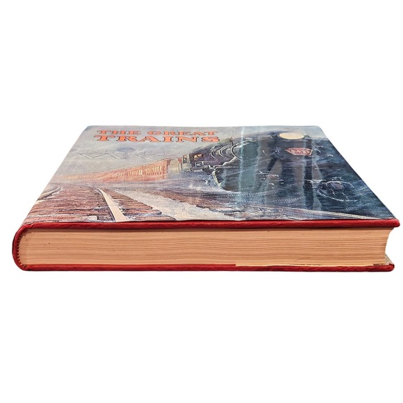 The Great Trains Vintage Hardcover Book Rail Transportation Switzerland - Picture 3 of 6